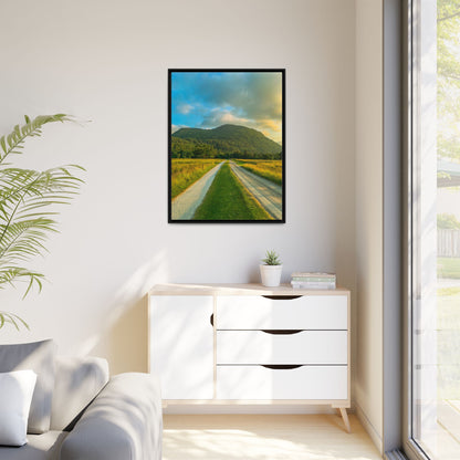 Mountain Torc Matte Canvas, Framed (Multi-color)