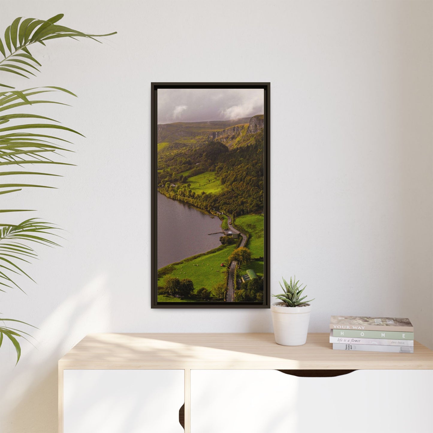 South in Aghadh an Aird or The Devil's Cheney Matte Canvas, Framed (Multi-color)