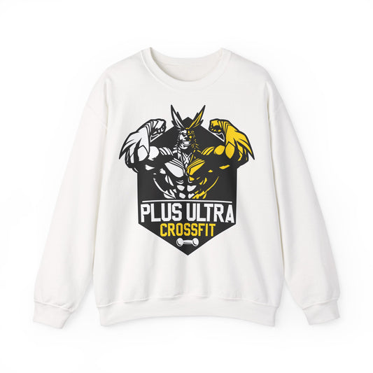 Unisex CrossFit Crewneck Sweatshirt - Plus Ultra Gym Apparel White