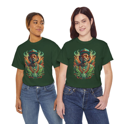 Reggae Lion Tee — Rasta Portrait Graphic T-Shirt