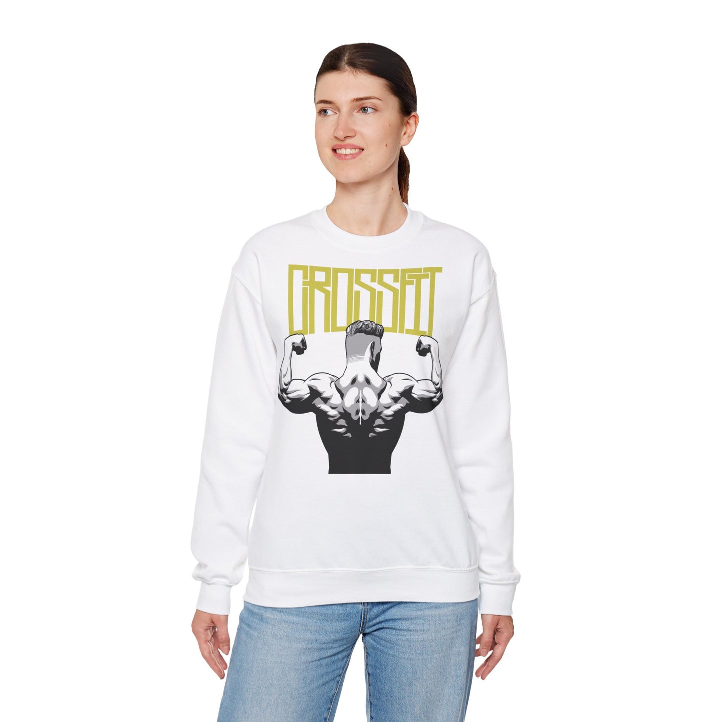 CrossFit Unisex Heavy Blend™ Crewneck Sweatshirt - Perfect for Fitness Enthusiasts