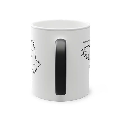 Galway Magic Mug: Color - Changing Coffee Cup with Artistic Map Design