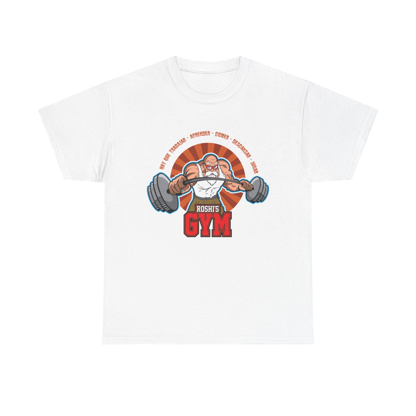 Master Roshi White Unisex Heavy Cotton Tee