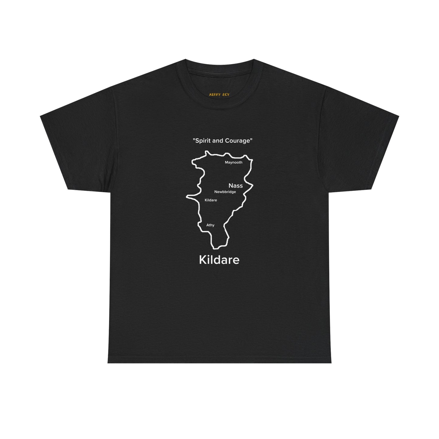 Kildare Unisex Heavy Cotton T-Shirt Black Edition