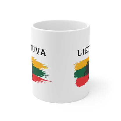 Lithuania Flag Coffee Mug - 11oz & 15oz Ceramic Cups