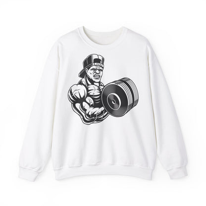 Muscle Flex Crewneck Sweatshirt – Perfect for Fitness Enthusiasts
