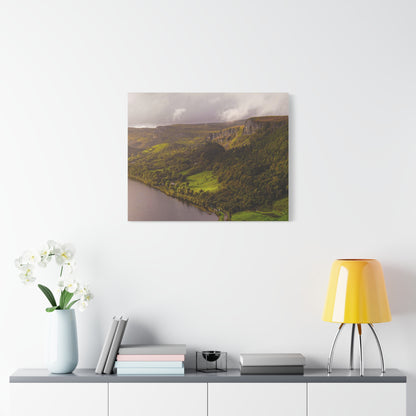 Sruth in Aghadh an Aird or The devil's Chimney Matte Canvas, Stretched, 1.25"