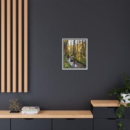 Glanageenty Forest Trail 2 Matte Canvas, Framed (Multi-color)