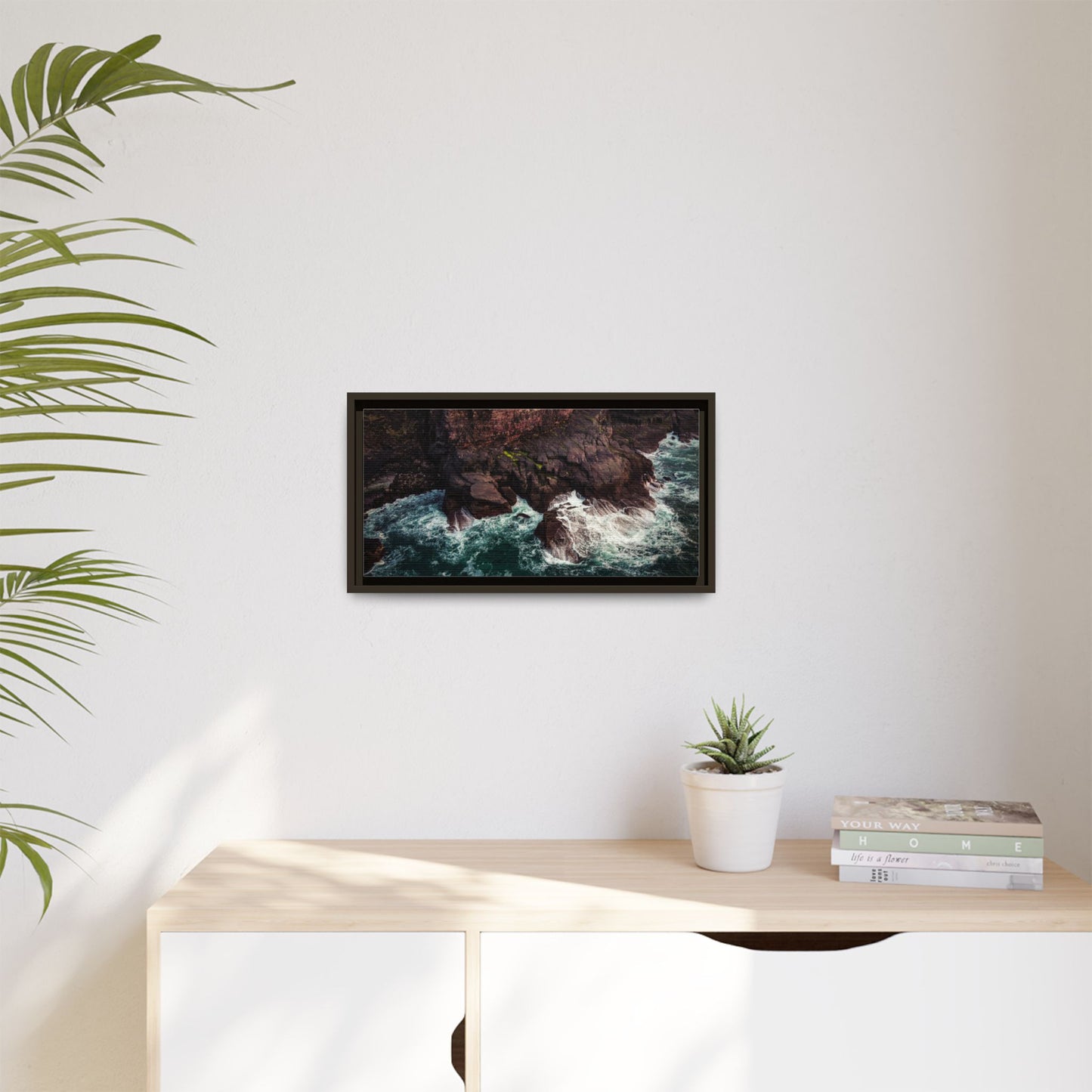 Kerry Head Matte Canvas, Framed (Multi-color)