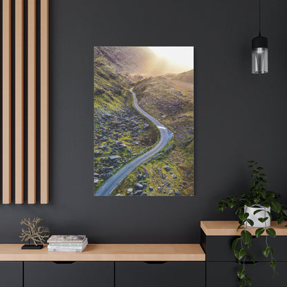 Valley Road Matte Canvas, Stretched, 1.25"