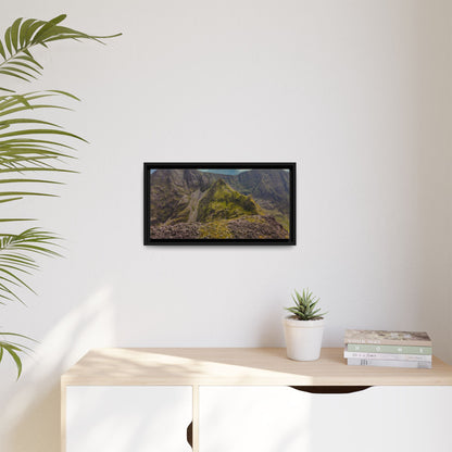 Halfway to Carrauntoohil Matte Canvas, Framed (Multi-color)