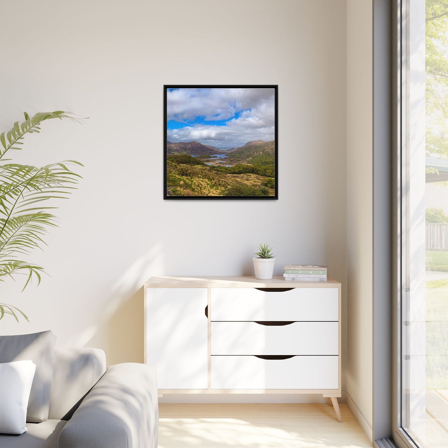 Matte Canvas, Framed (Multi-color)