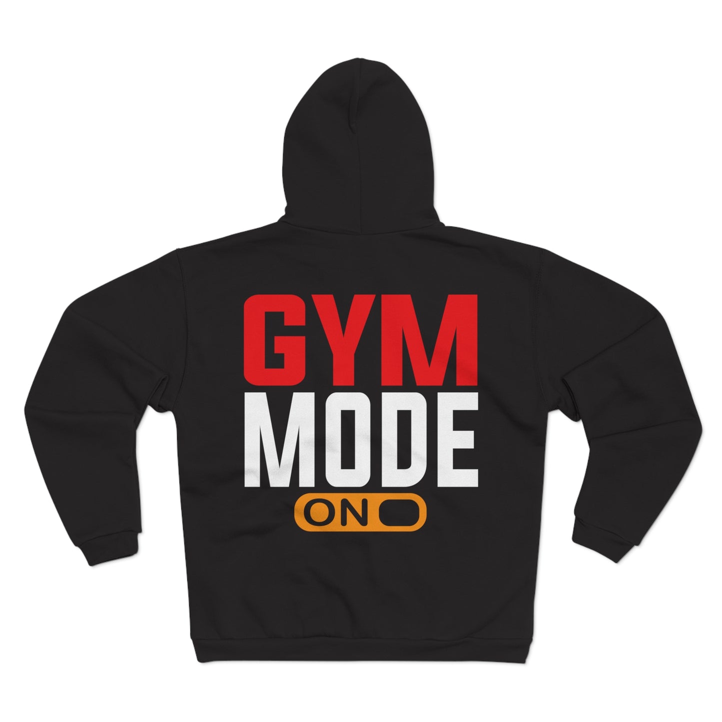 Gym Mode Unisex Hooded Zip Sweatshirt - Perfect for Active Lifestyles