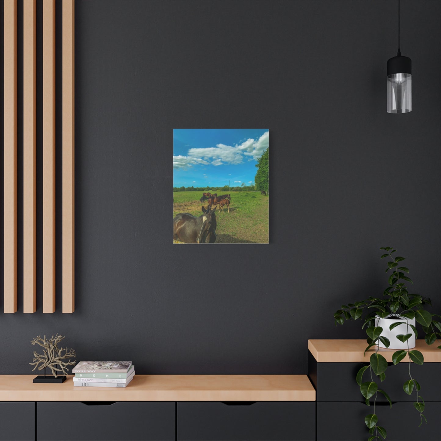 Horse Matte Canvas, Stretched, 1.25"