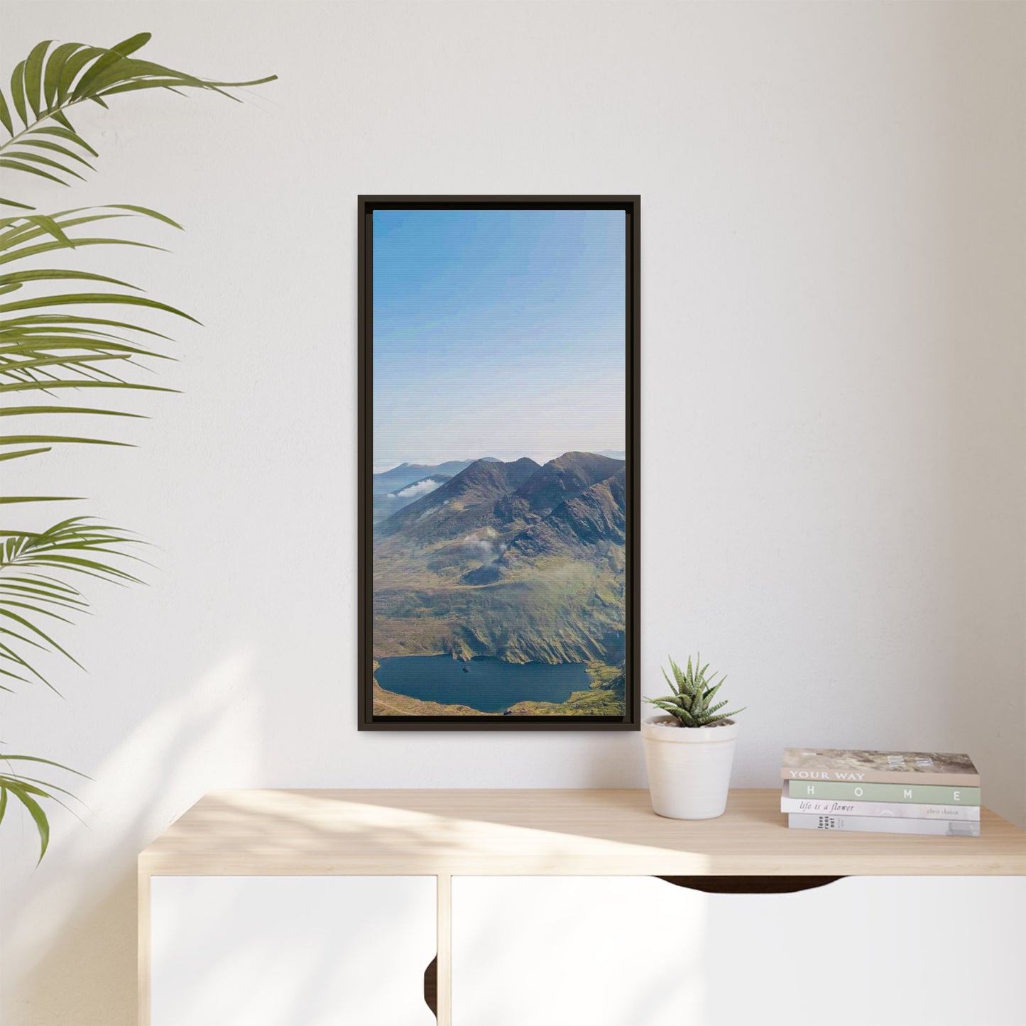 MacGillycuddy's Reeks Matte Canvas, Framed (Multi-color)
