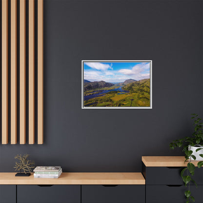 Ladies View Killarney Matte Canvas, Framed (Multi-color)