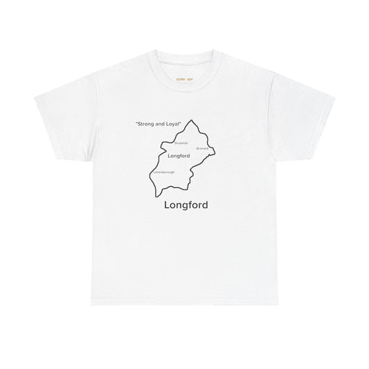 Longford Unisex Heavy Cotton Tee White Edition
