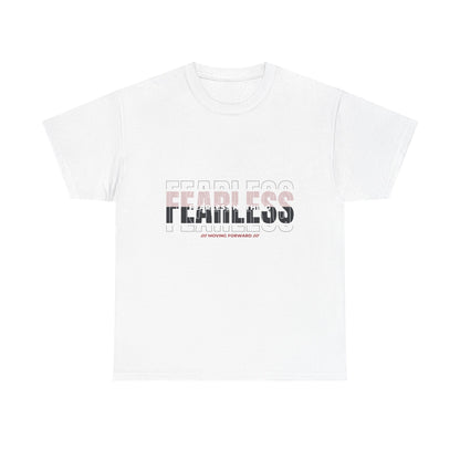 Fearless Unisex Heavy Cotton Tee – Motivational Graphic Shirt for Everyday Wear