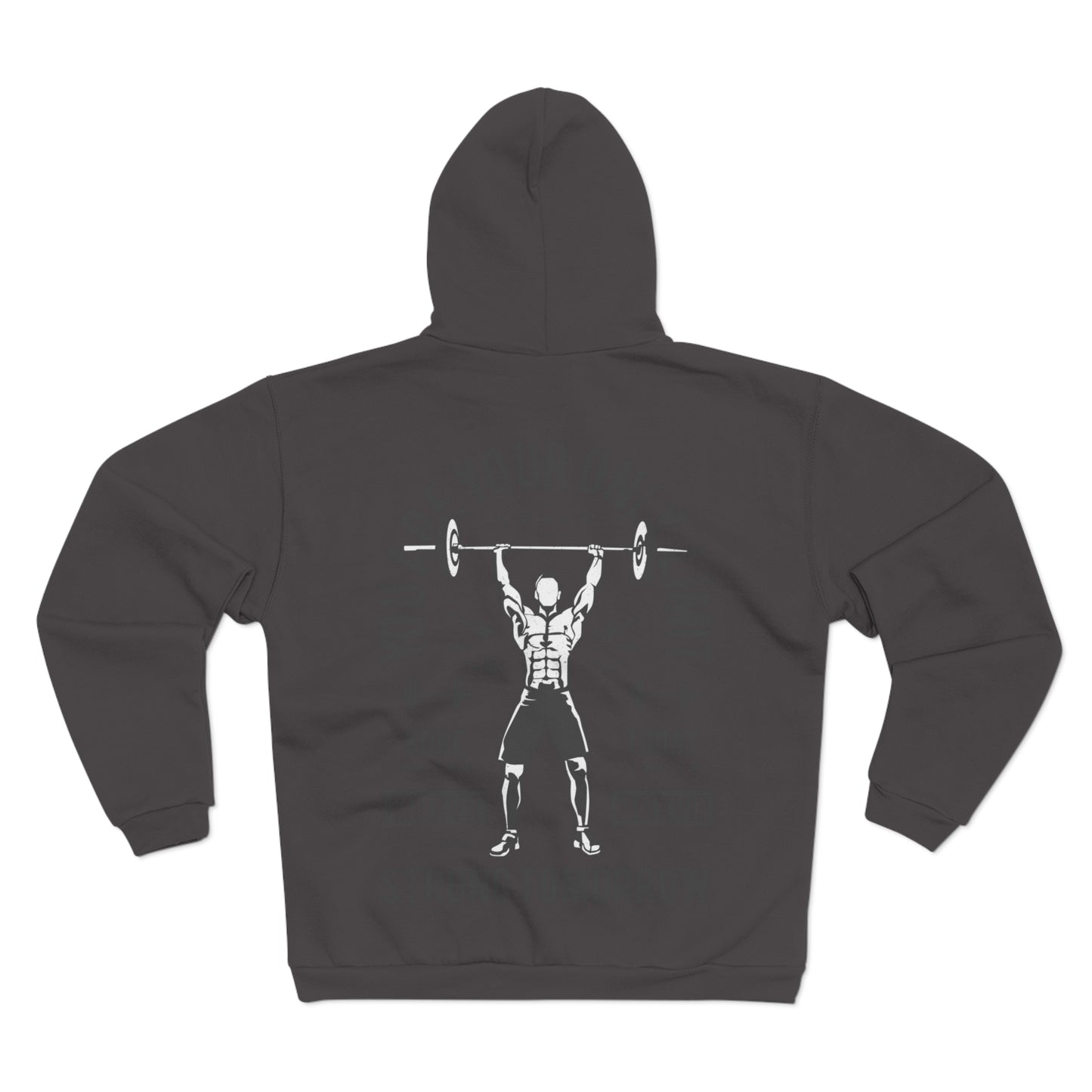 Motivational Fitness Hoodie - "You Are Your Only Limit" Unisex Hooded Zip Sweatshirt