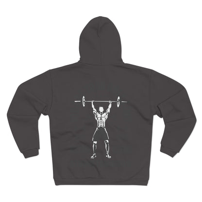 Motivational Fitness Hoodie - "You Are Your Only Limit" Unisex Hooded Zip Sweatshirt