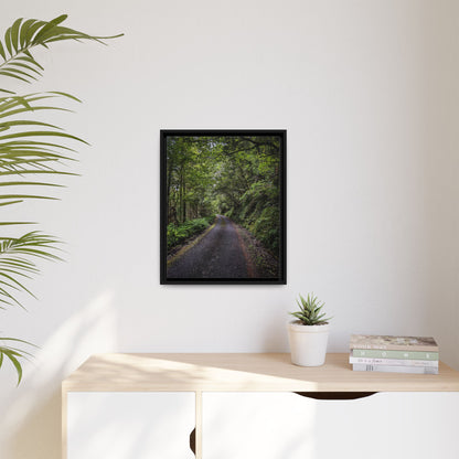 Glanageenty Forest Trail Matte Canvas, Framed (Multi-color)