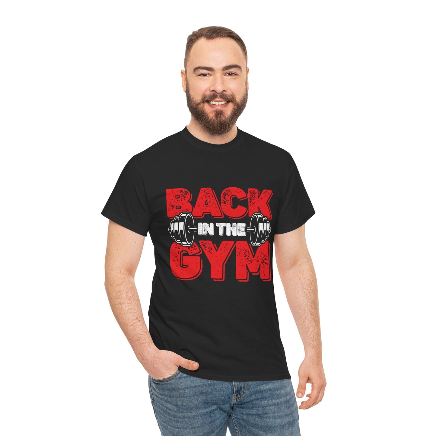 Back in the Gym Unisex Heavy Cotton Tee - Fitness Motivational Shirt