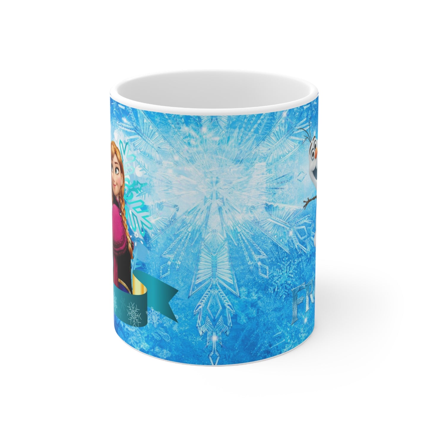 Frozen-Themed Ceramic Coffee Cup Set | 11oz & 15oz | Perfect for Fans