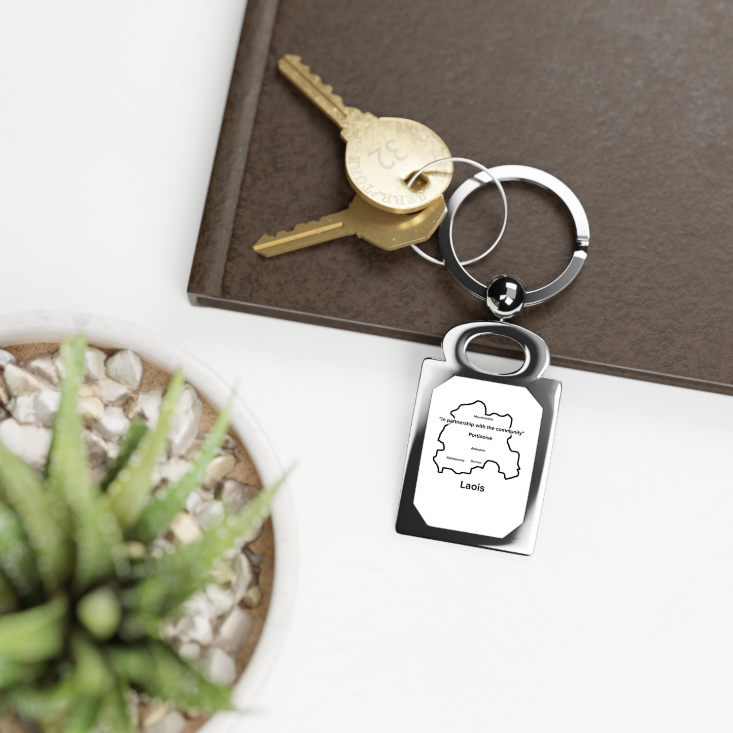 Laois County Key Holder White Edition