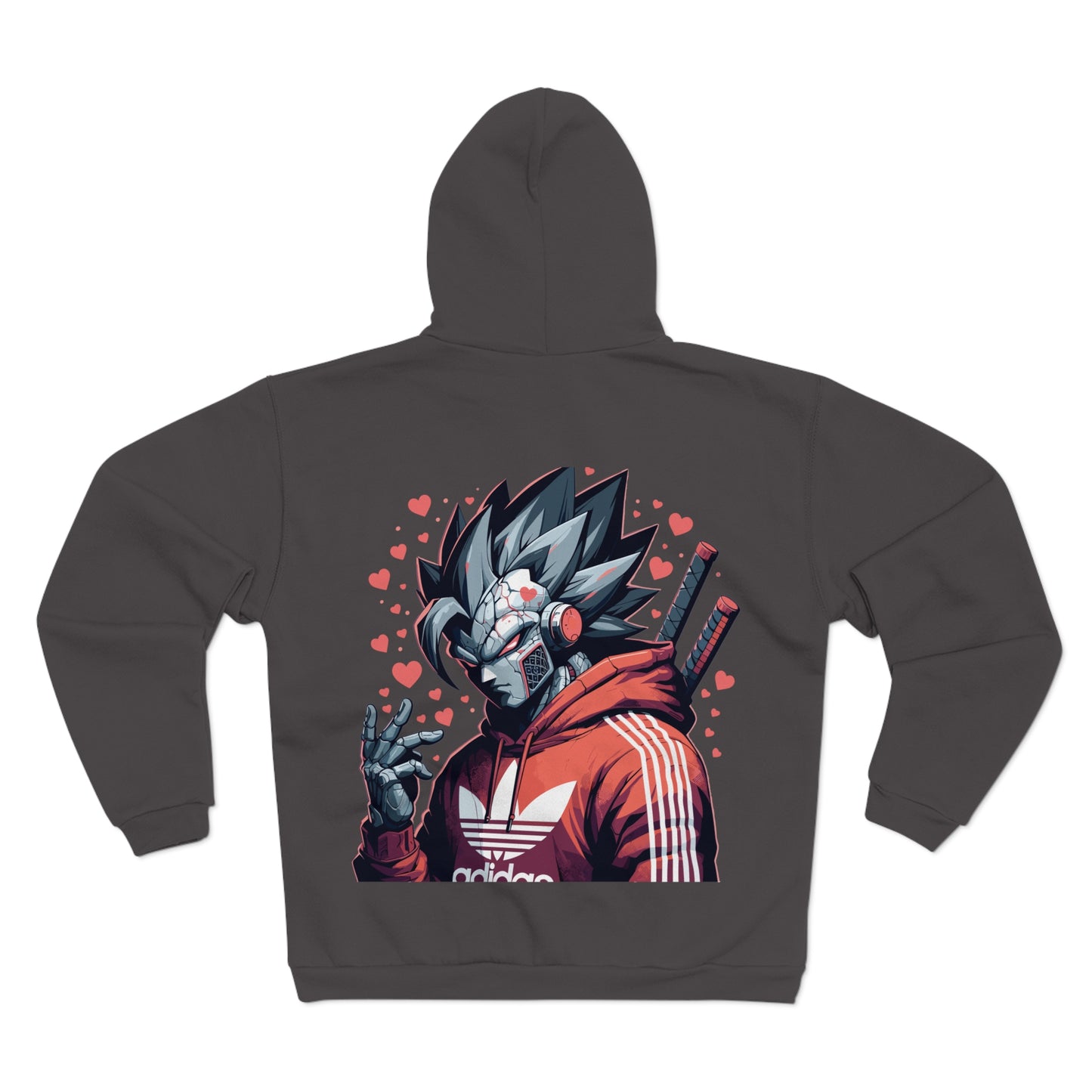 Goku Love Unisex Hooded Zip Sweatshirt