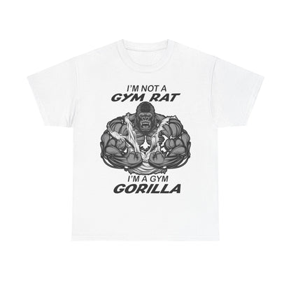 Funny Gym Gorilla Tee - Unisex Heavy Cotton T-Shirt
