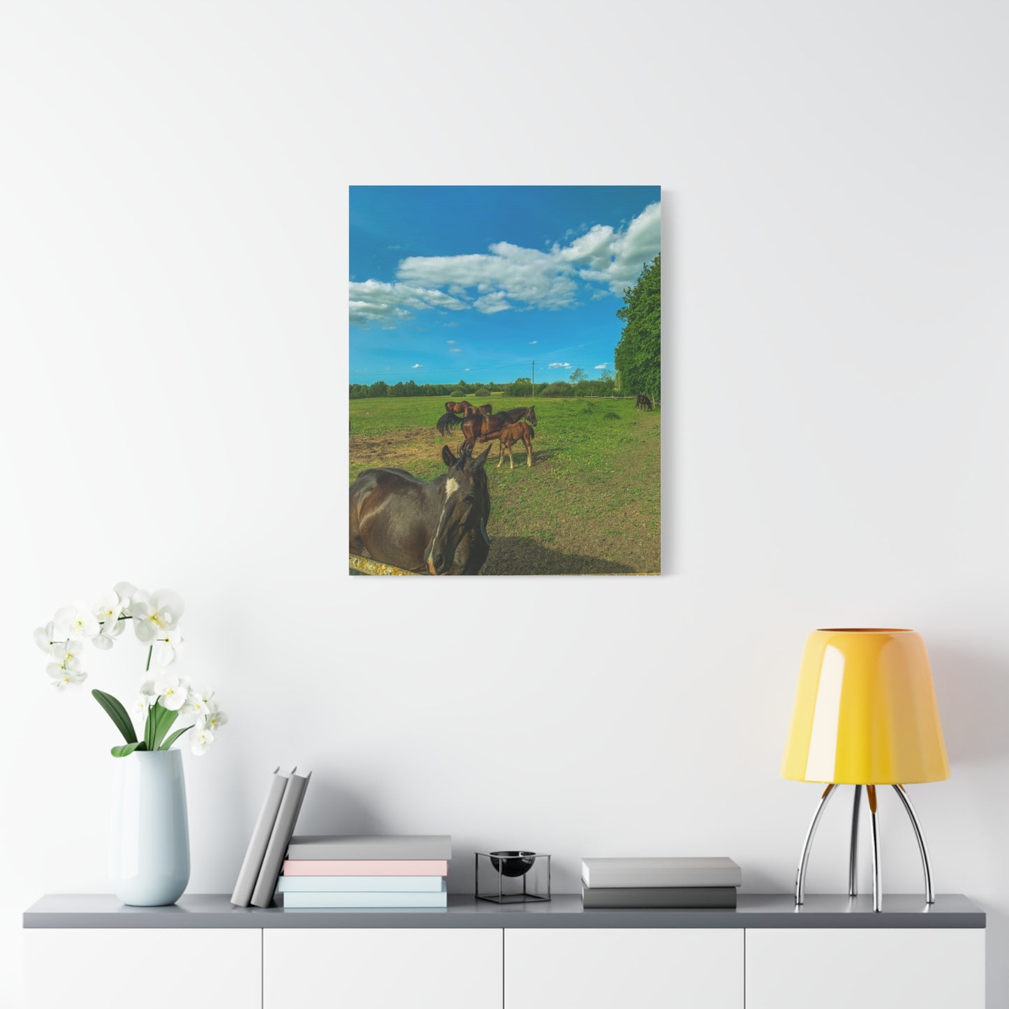 Horse Matte Canvas, Stretched, 1.25"