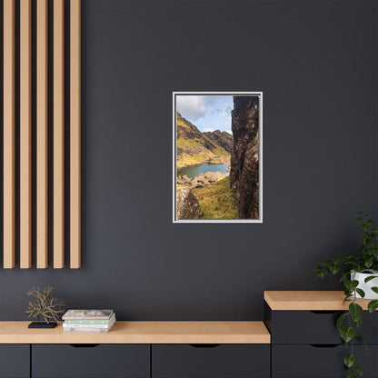 Mount Brandon Valley Matte Canvas, Framed (Multi-color)