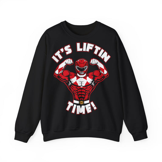 It's Liftin' Time Crewneck Sweatshirt - Motivational Fitness Apparel
