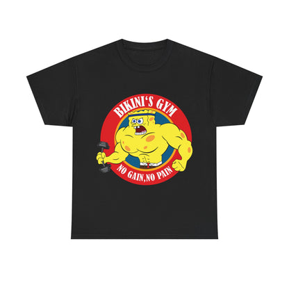 SpongeBob Bikini Gym Unisex Heavy Cotton Tee