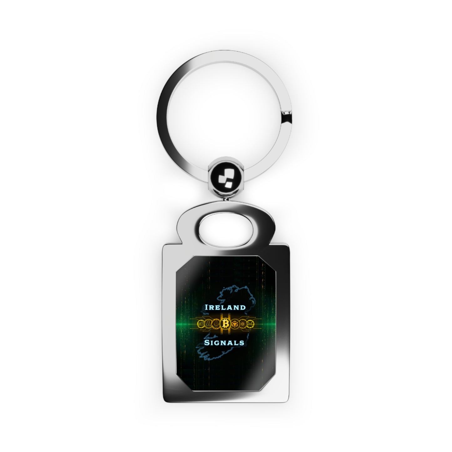 Ireland Signals Rectangle Keyring
