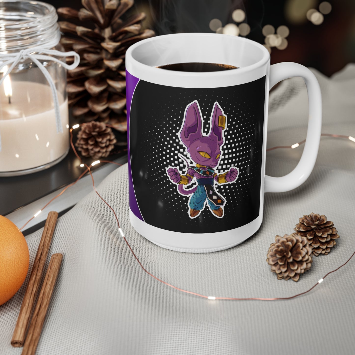 Dragon Ball Super Ceramic Coffee Cups - 11oz & 15oz, Perfect for Anime Fans