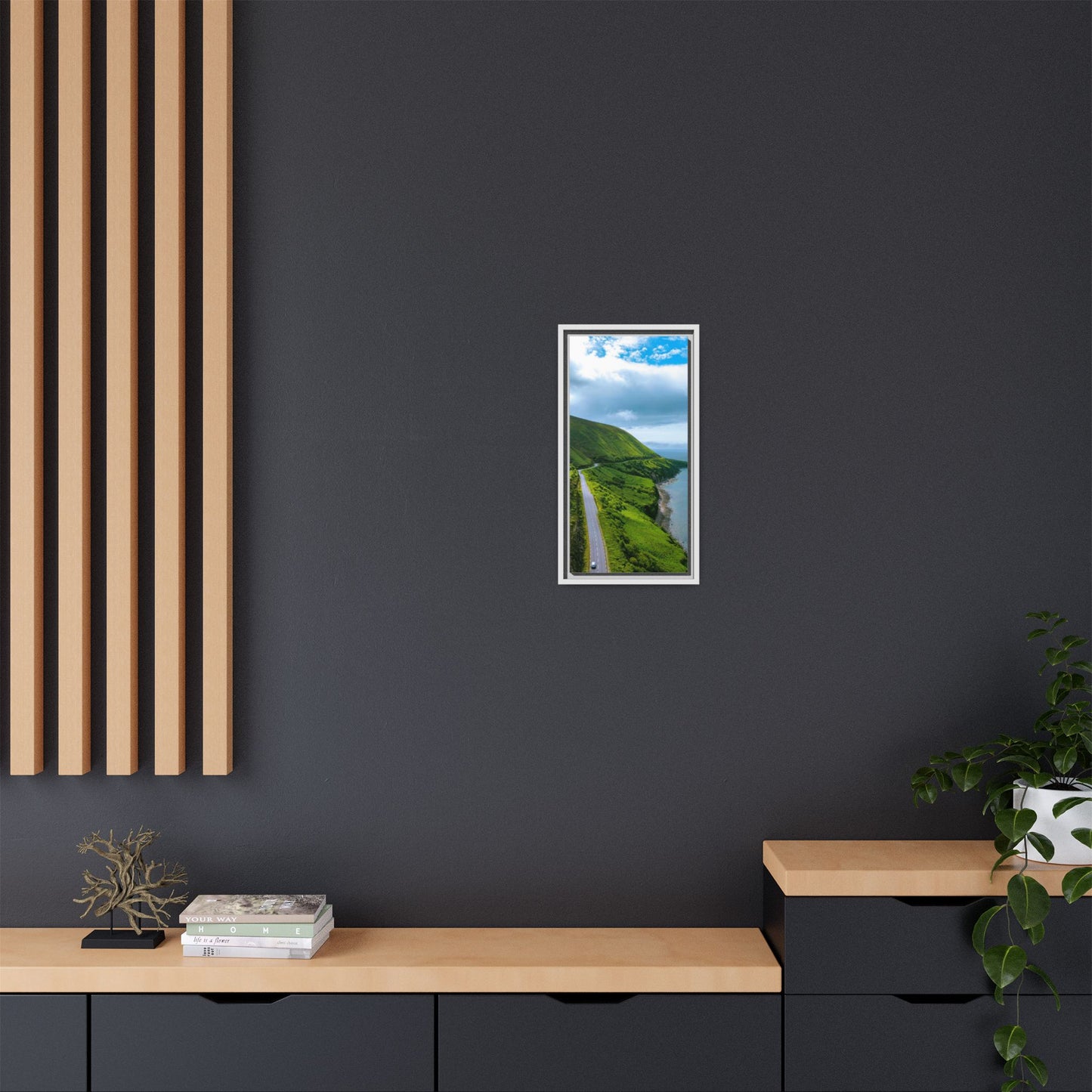 Ring of Kerry Drive Matte Canvas, Framed (Multi-color)