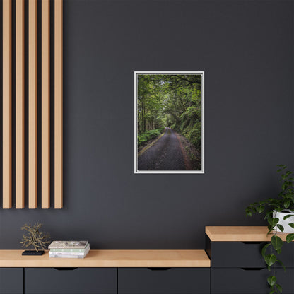 Glanageenty Forest Trail Matte Canvas, Framed (Multi-color)