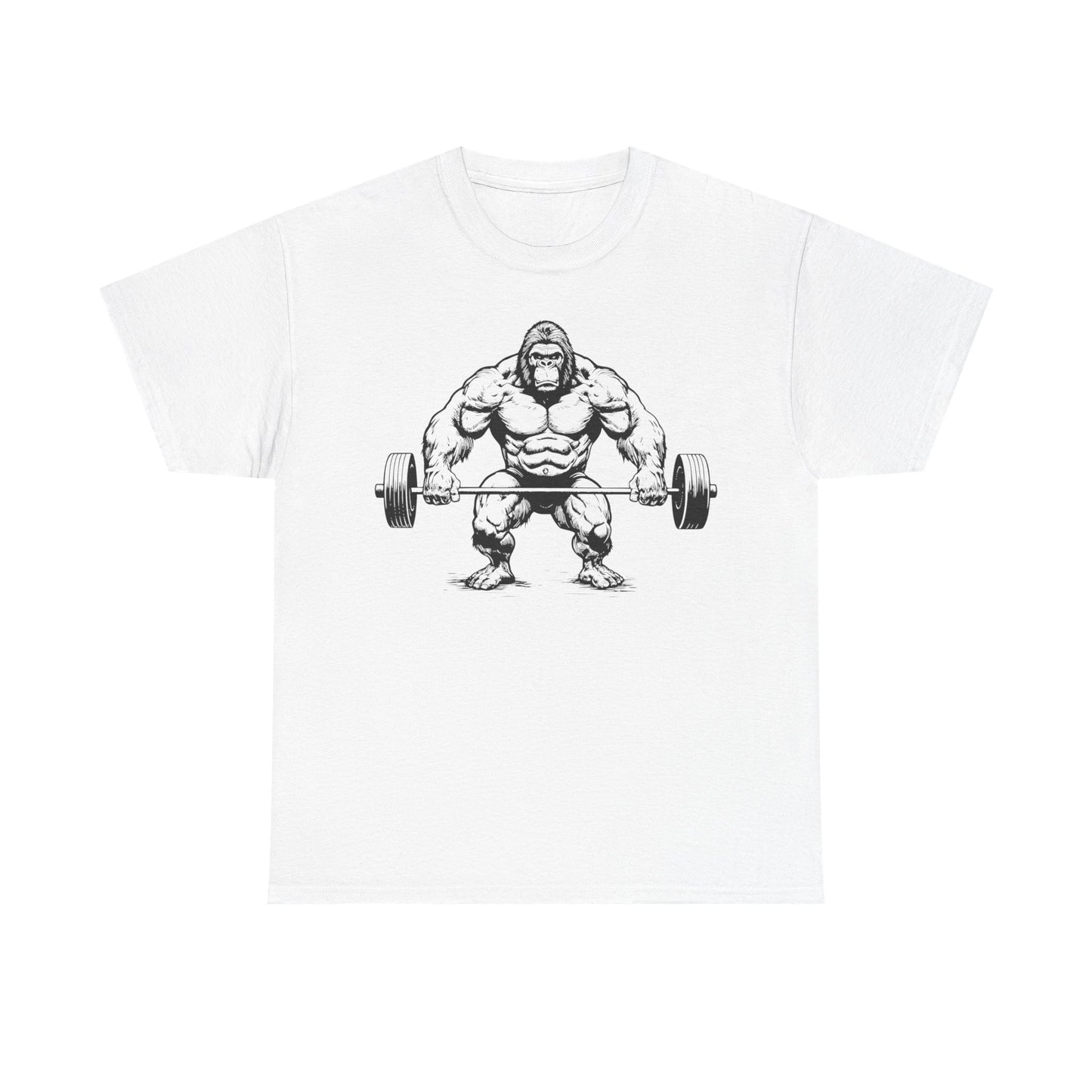 Gorilla Strength Gym Tee - Unisex Heavy Cotton T-Shirt