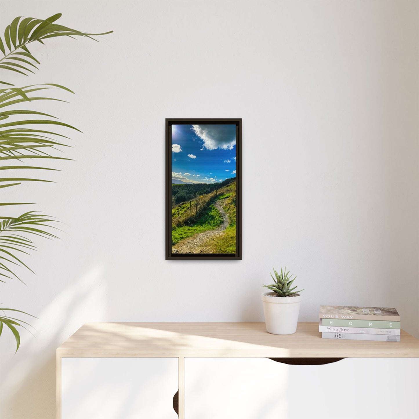 Glanageenty Forest Trail  Matte Canvas, Framed (Multi-color)