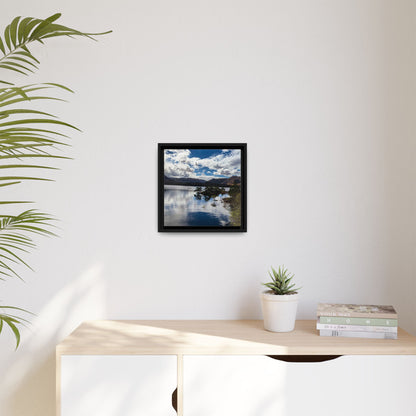 Lake Matte Canvas, Framed (Multi-color)
