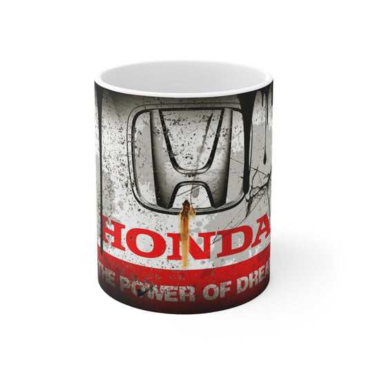 Honda Vintage Ceramic Coffee Mug - 11oz & 15oz - The Power of Dreams