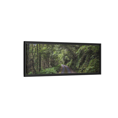 Glanageenty Forest Trail Matte Canvas, Framed (Multi-color)