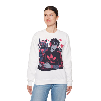 Gamer Vibes Unisex Crewneck Sweatshirt - Retro Anime Style