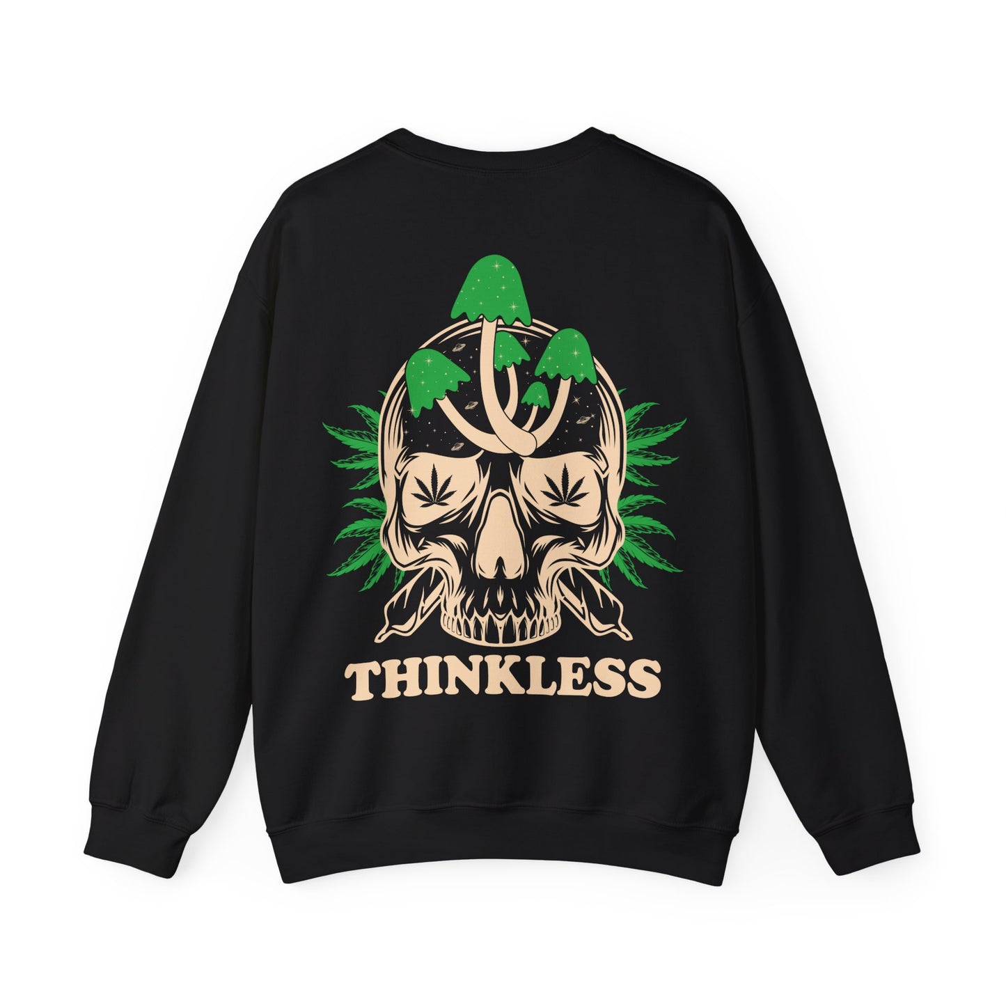 Mushroom Skull 'THINKLESS' Sweatshirt
