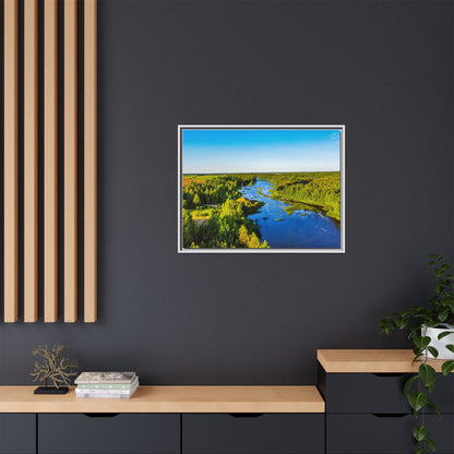 Zagares Lake Matte Canvas, Framed (Multi-color)