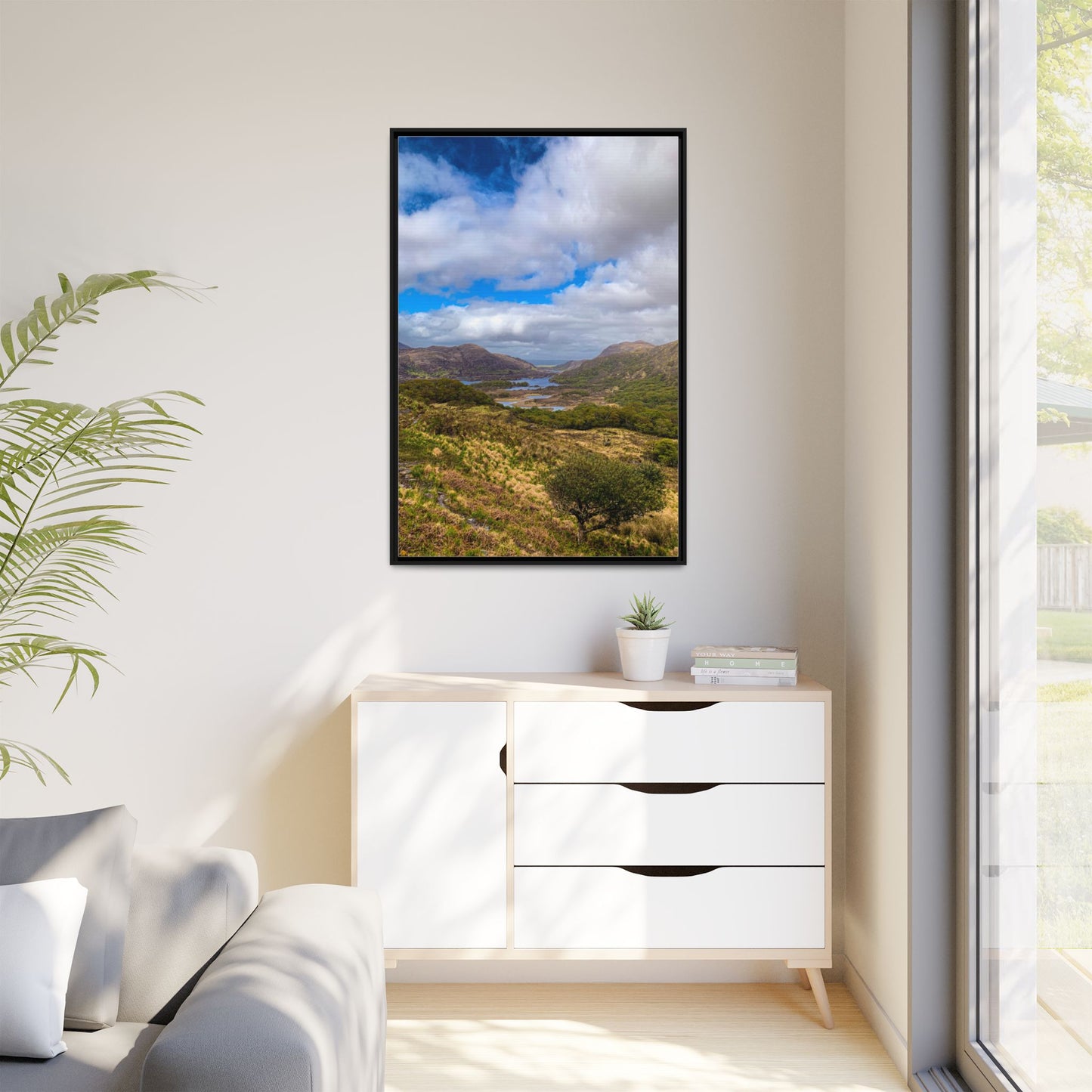 Matte Canvas, Framed (Multi-color)