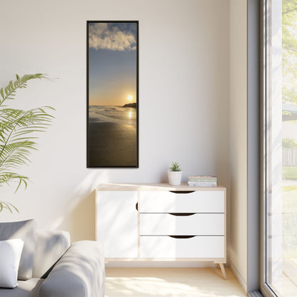 Sunset Matte Canvas, Framed (Multi-color)