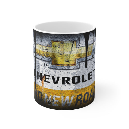 Chevrolet Vintage Ceramic Coffee Cup - 11oz & 15oz - Perfect for Car Enthusiasts