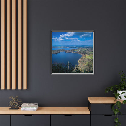Kuckross Lake Matte Canvas, Framed (Multi-color)